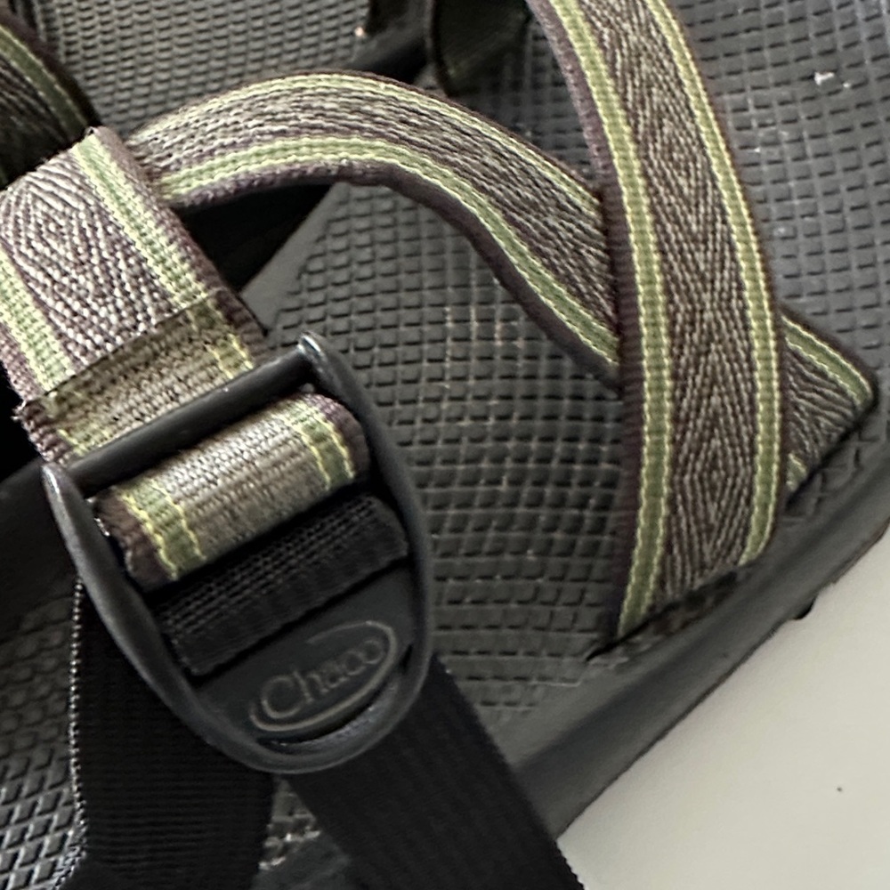 Chaco Black and Olive Strappy Sandals - Picture 5 of 5